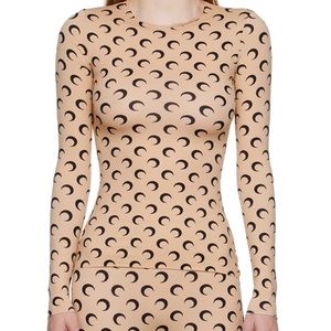 MARINE SERRE Spandex Moon Top